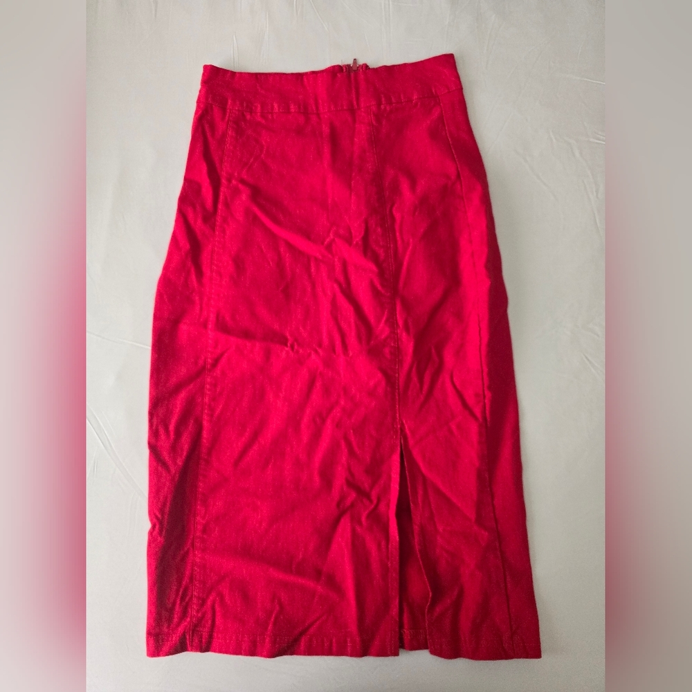 Steady Clothing Pencil Skirt in Red